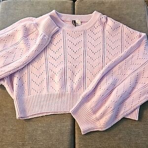 Purple H&M Knit Sweater